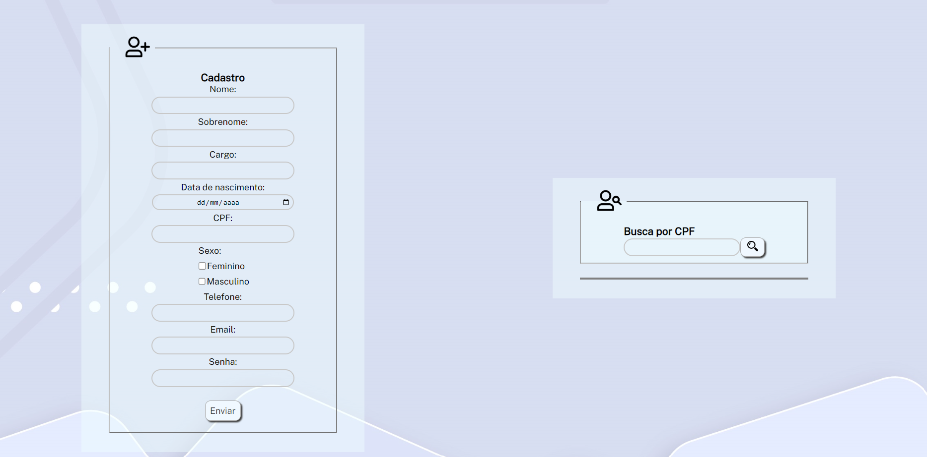 imagem da pagina que utiliza o CEP para encontrar um endereço